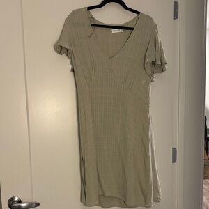 Primark Olive V-Neck Dress